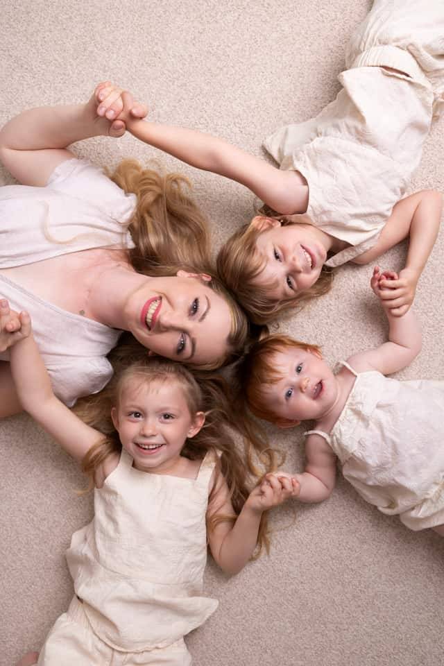 Rodinný portrét v ateliéri – rodinné fotenie MDFOTO Cabaj-Čápor